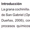 Conocimiento y Aprovechamiento de la Grana Cochinilla